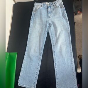 ROLLA'S Blue Straight Leg Jeans Classic Style